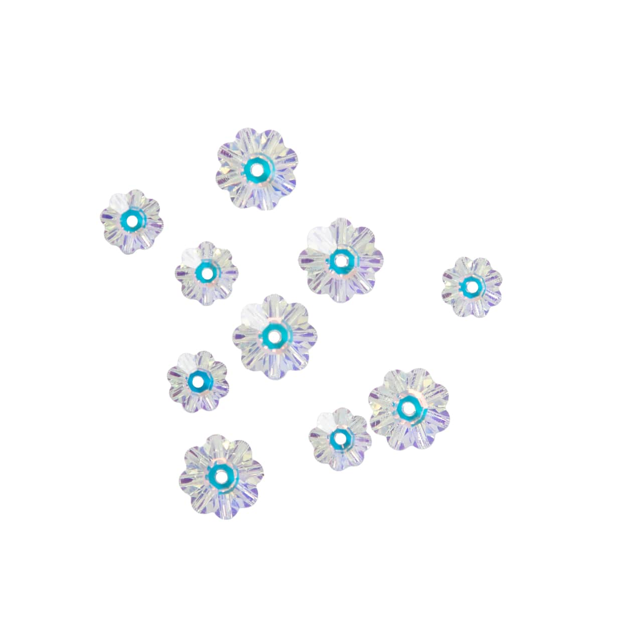 6 Packs: 10 ct. (60 total) Flower Sew-On Austrian Crystals by Bead Landing™